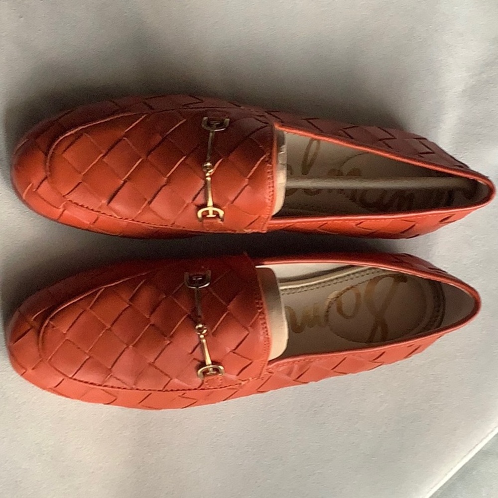 Vibrant Orange Flats for Effortless Style, 
NWOT never worn